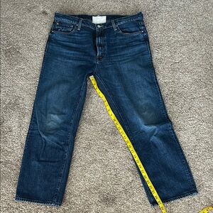 Mother Jeans the Ditcher Zip Flood